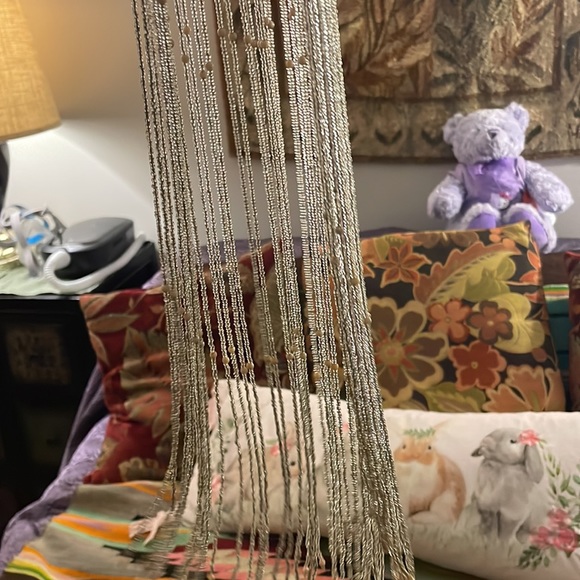 SOLD ! Egyptian Style vintage long Beaded hat piece - Picture 7 of 7